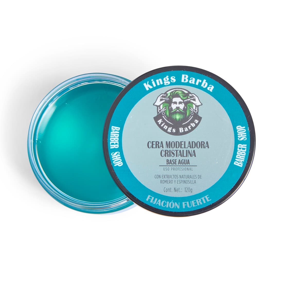 Kings Barba Cera Cristalina Fuerte